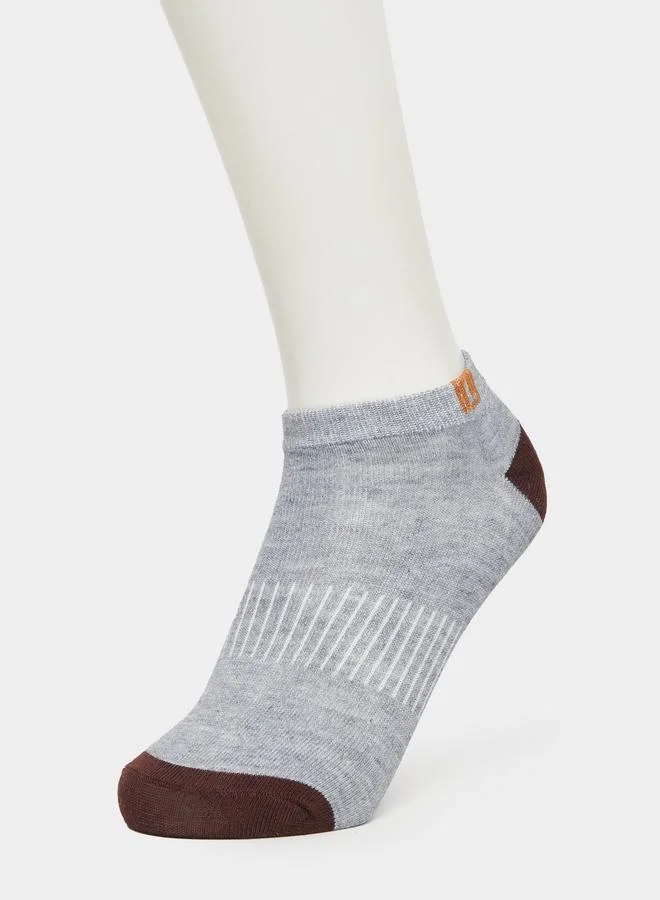 Styli Pack of 5 - Contrast Detail Ankle Socks